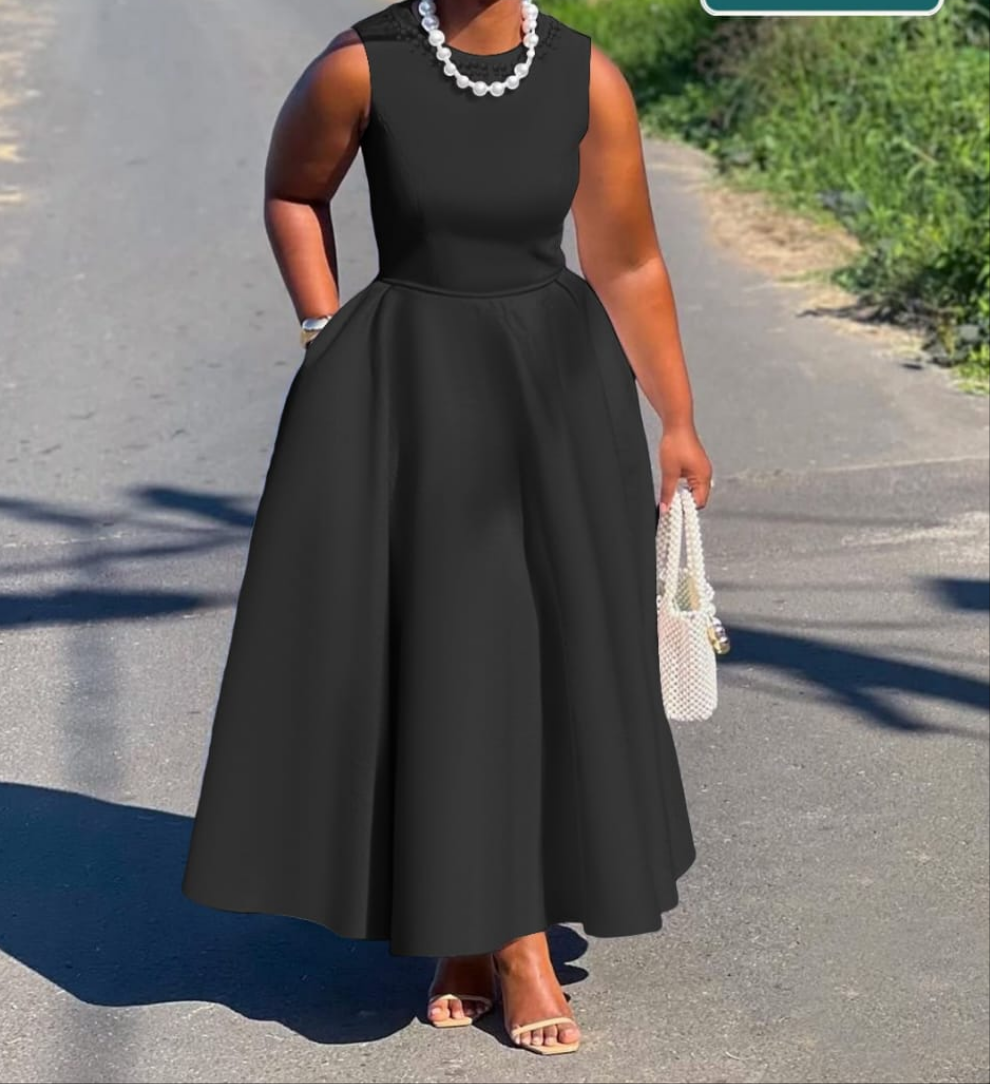 Ladies long Sleeveless Dresses