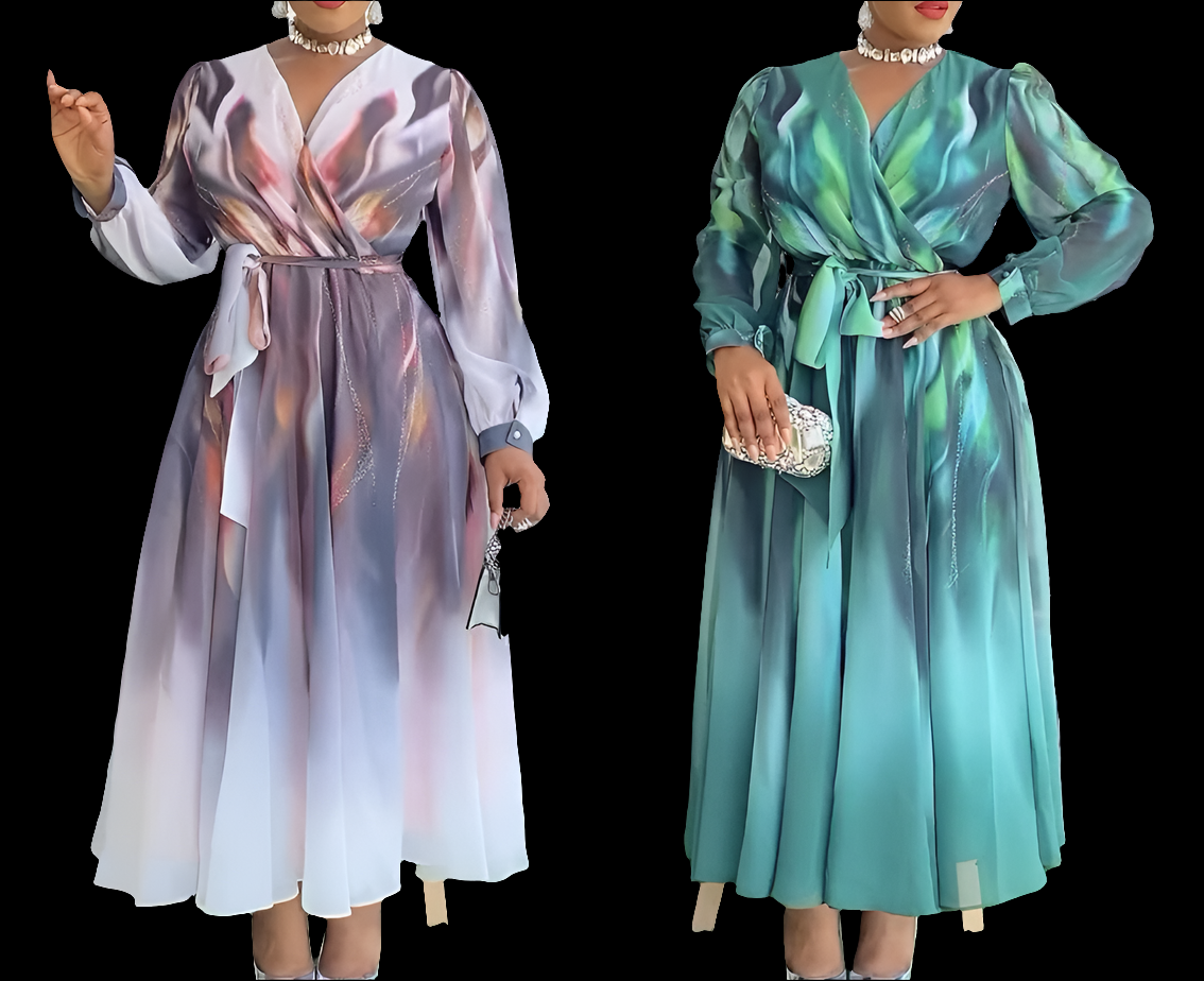 Ladies long-sleeved Dresses