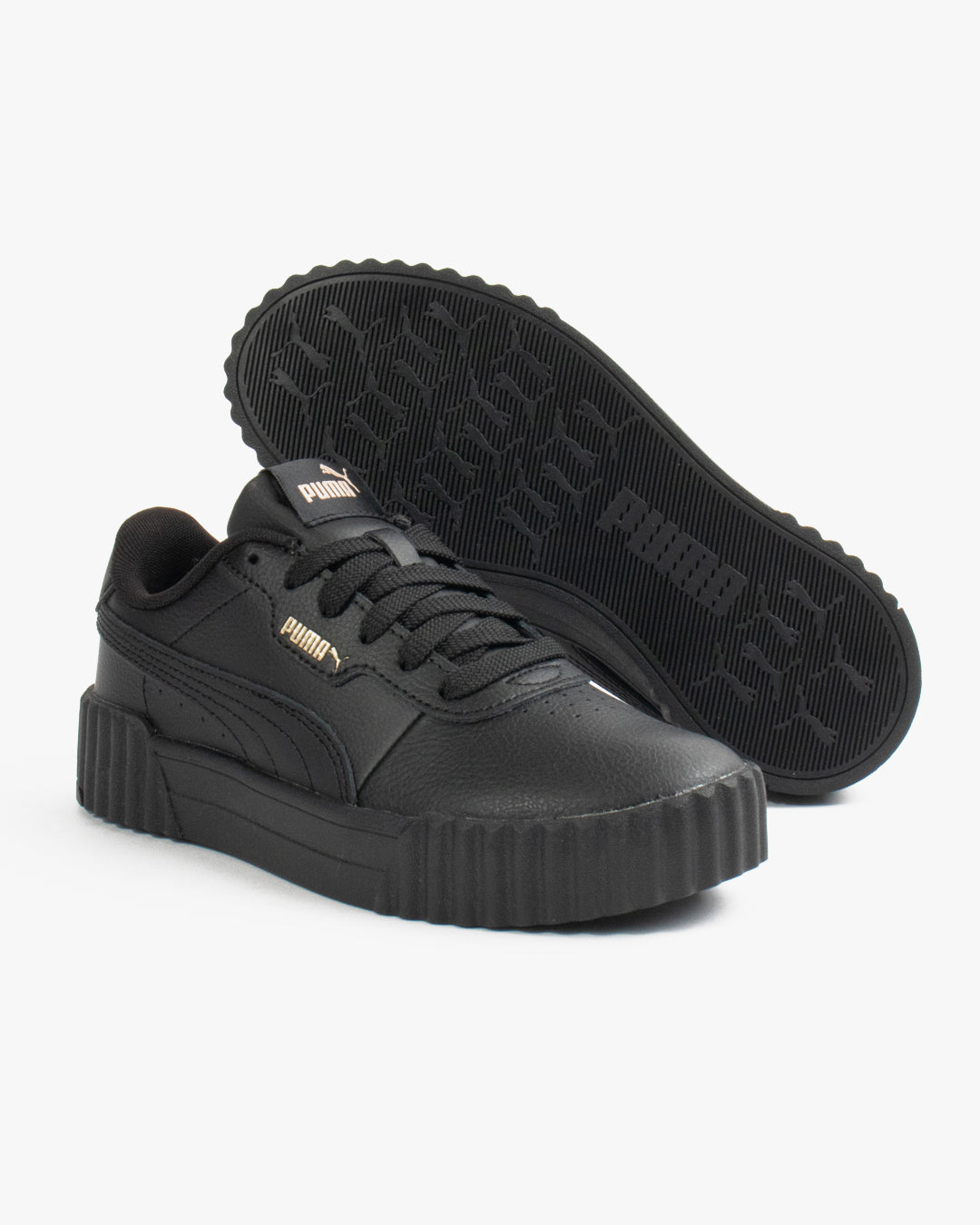 Puma J Carina Black/Gold Sneakers