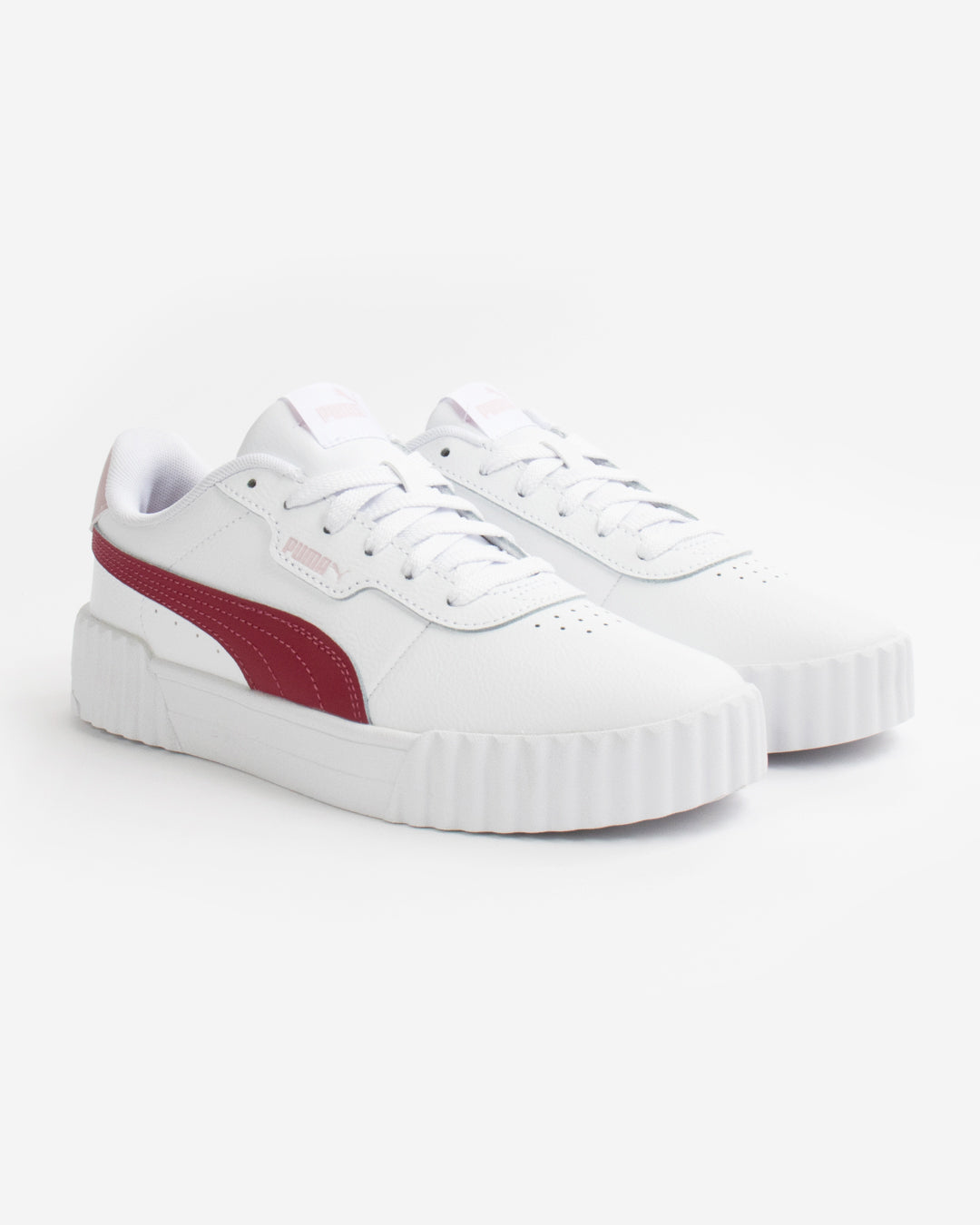 Puma J Carina White/Mauve Kids sneakers