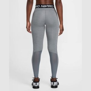 Nike Pro Mid-Rise Mesh-Paneled Tights – Ladies