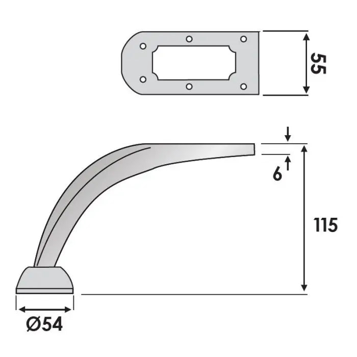 Curved Leg