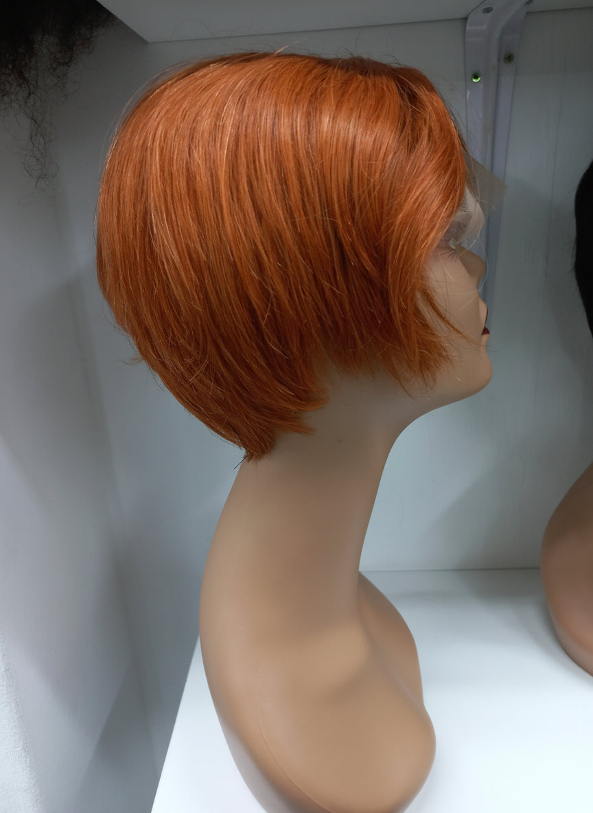 Orange bob wig ..B/F