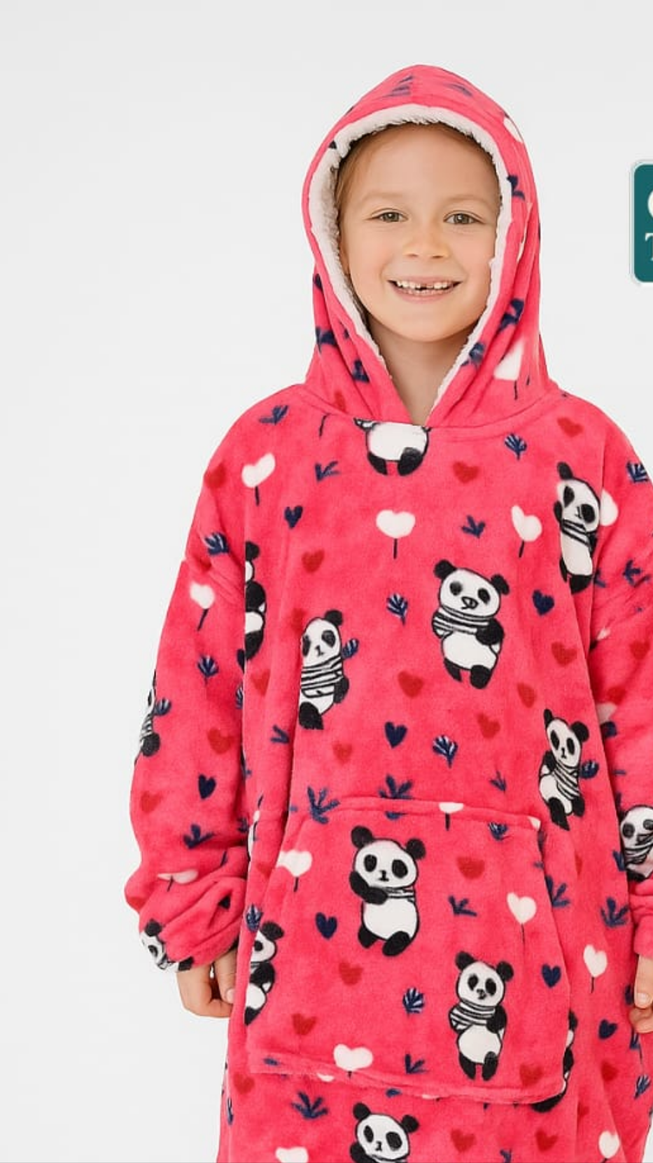 Kids girls blanket jersey