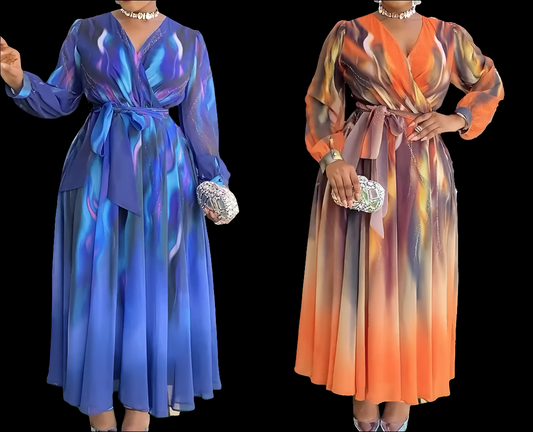 Ladies long-sleeved Dresses