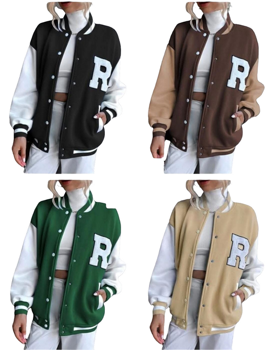 Women\Man's R Varsity Jackets
