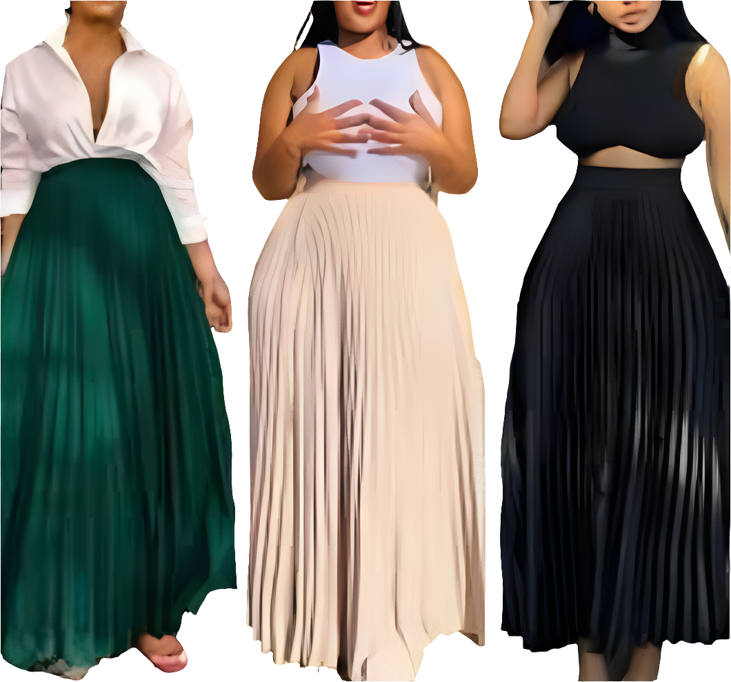 Woman's pleated skirt