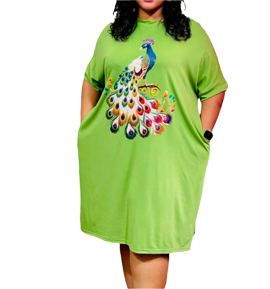 Woman's Peacock Dress
