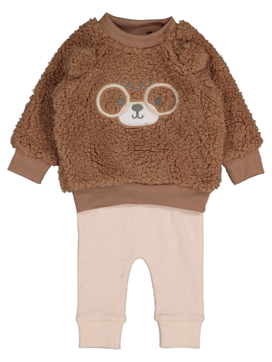Sherpa Crew Neck And Leggings Set Kids