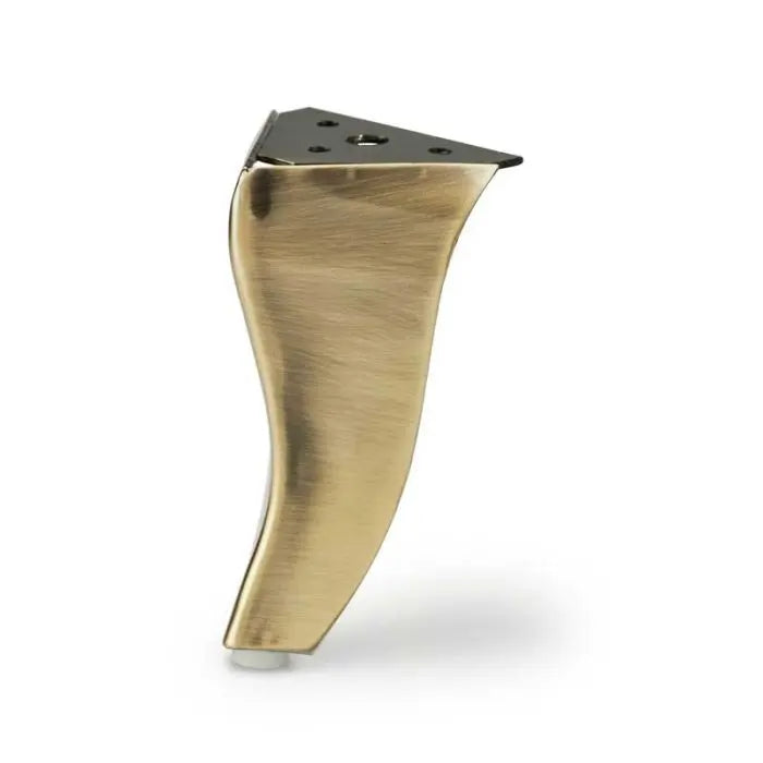 Queen Anne Leg, H125mm, Antique Brass