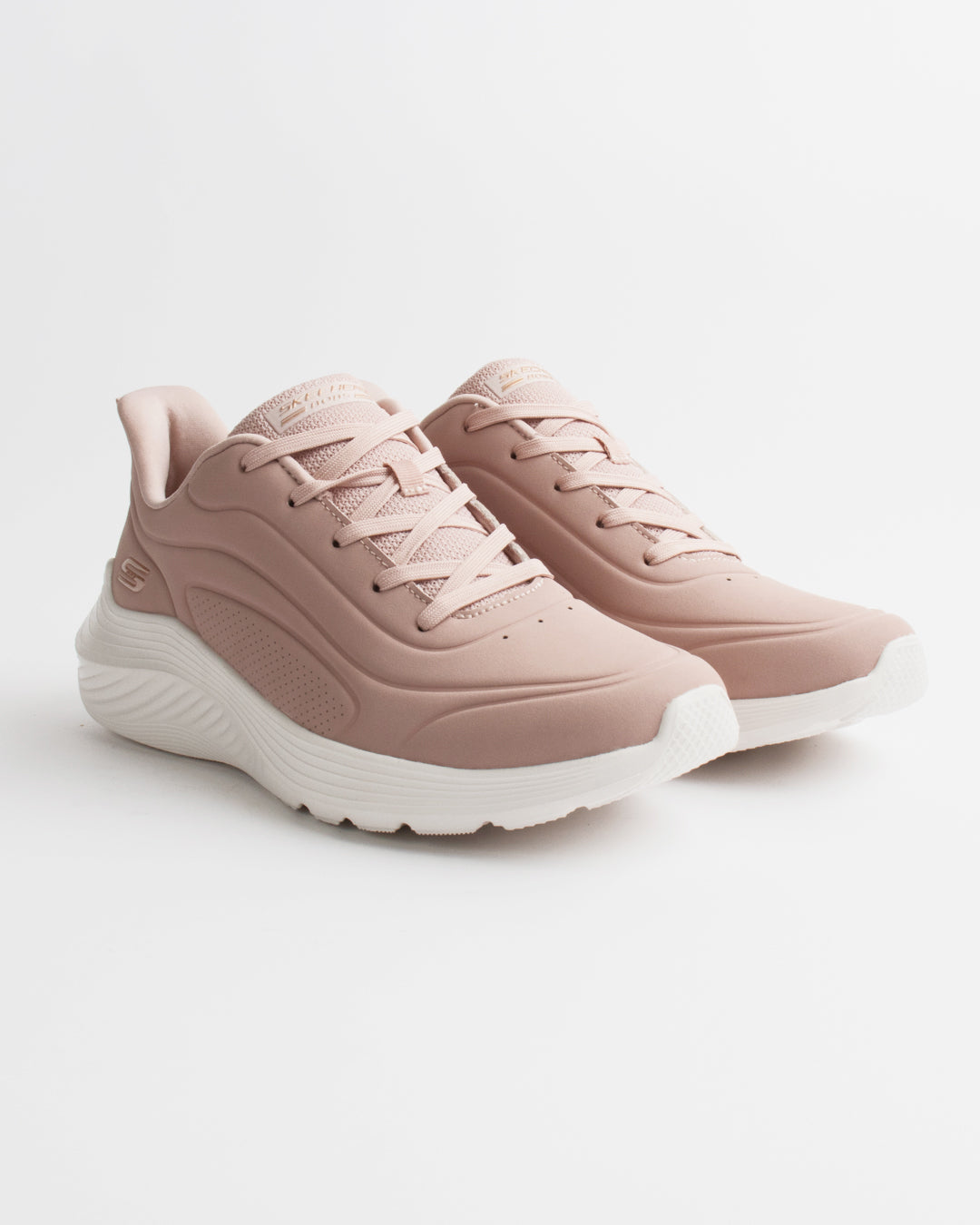 Skechers L Bobs Squad Waves  Blush Sneakers