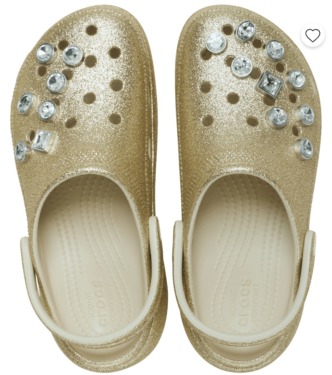 CLASSIC PLATFORM GLITTER EMBELLISHED CLOG WOMENS