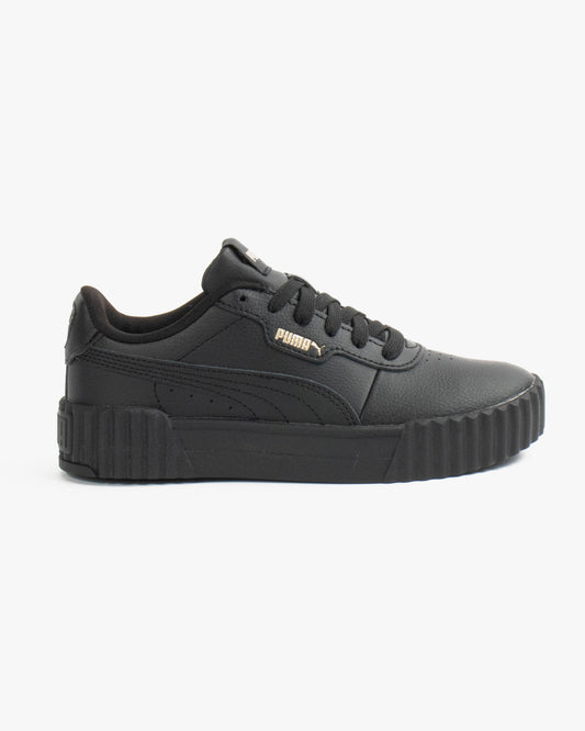 Puma J Carina  Black/Gold Sneakers