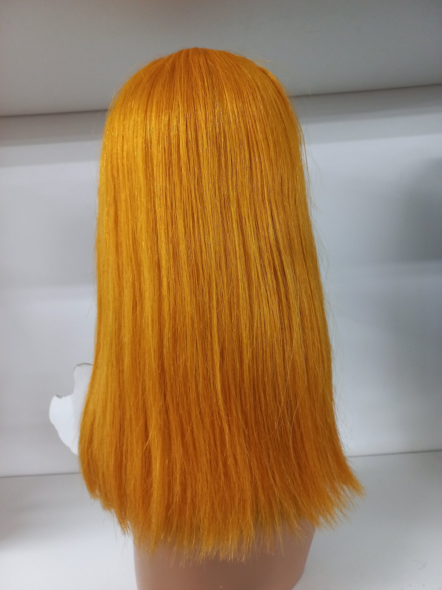 Bright Orange Bob Wig..B/F