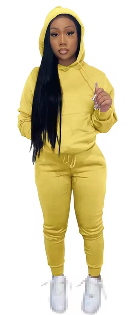 Woman's 2 piece tracksuit outfit