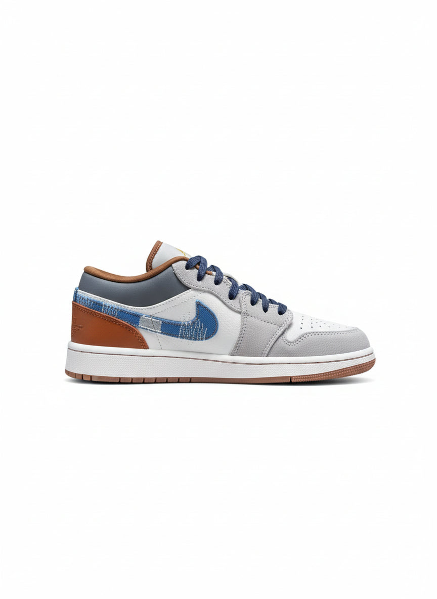 Men's Air Jordan 1 Low SE 'Repaired Denim...B/F