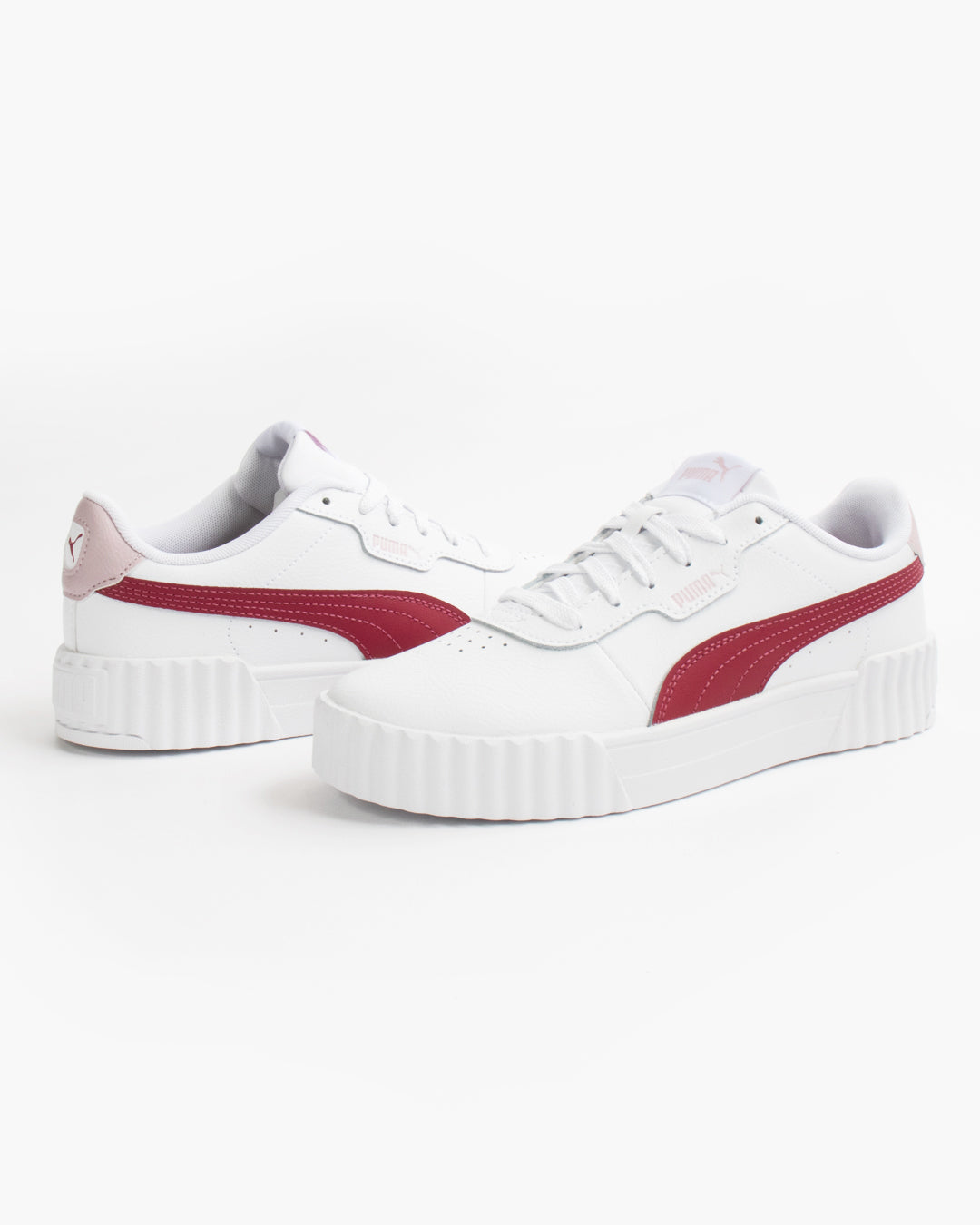 Puma J Carina  White/Mauve Kids sneakers