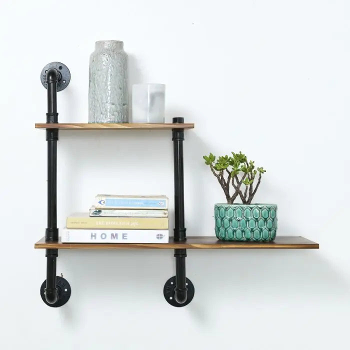 Industrial Piping Shelf, 2 Tier
