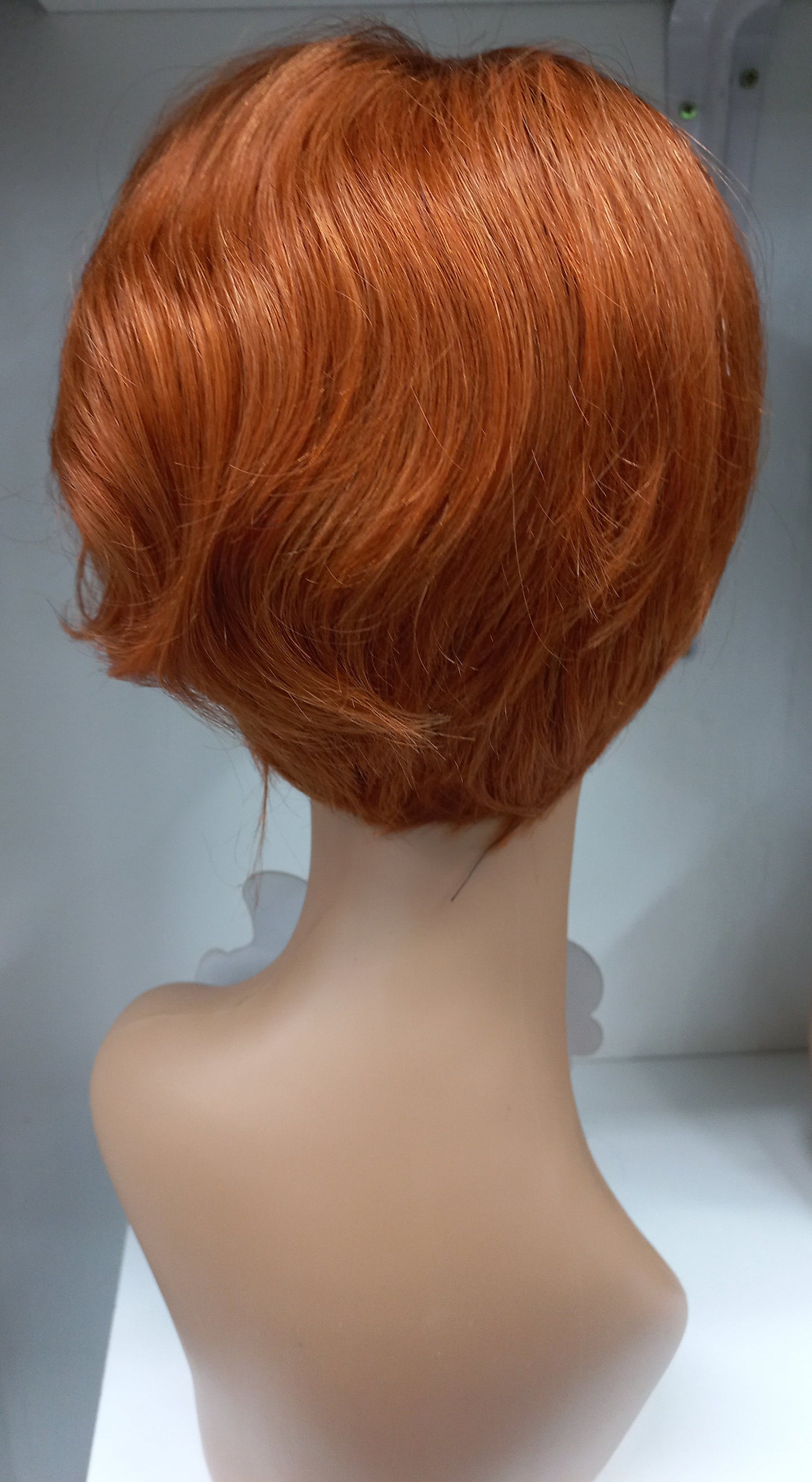Orange bob wig ..B/F