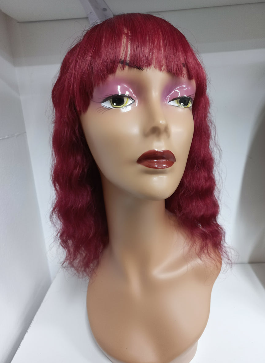 Burgundy Wig. ..B/F