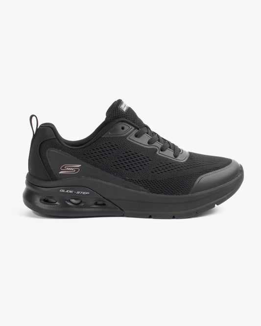 Skechers L Bobs Arc Waves  Black Sneakers