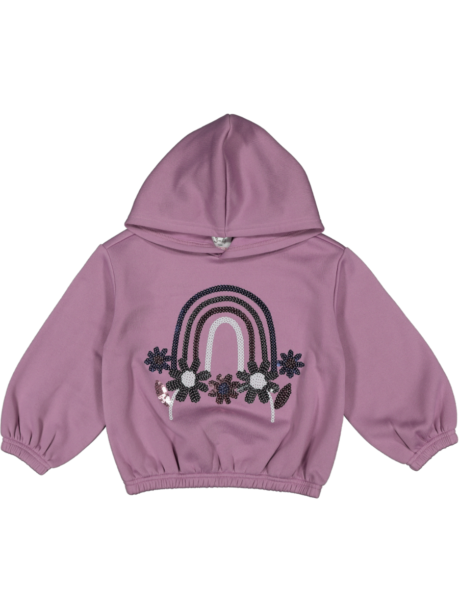 Kids Pink Graphic Hoodie