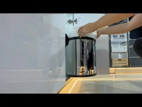 Double Pull Out Bin with Front Connector, 2 x 20 Litre