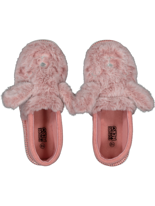 Kids Pink Bunny Slippers