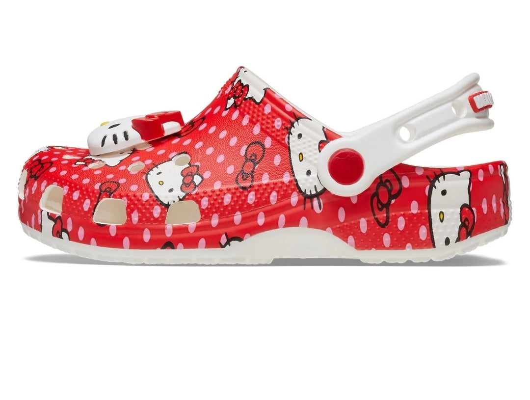 HELLO KITTY RED CLASSIC CLOG KIDS (AGE 5+)