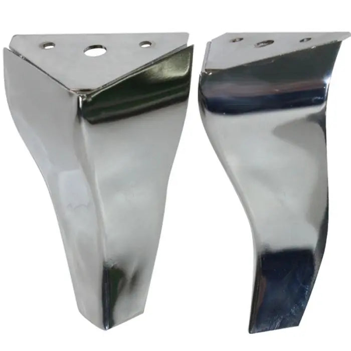 Queen Anne Leg, H125mm, Chrome Plated