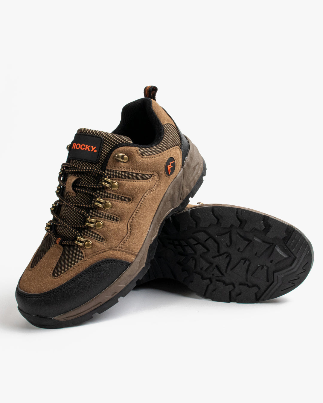 Rocky M Bushwhack  Brown/Orange leather shoe