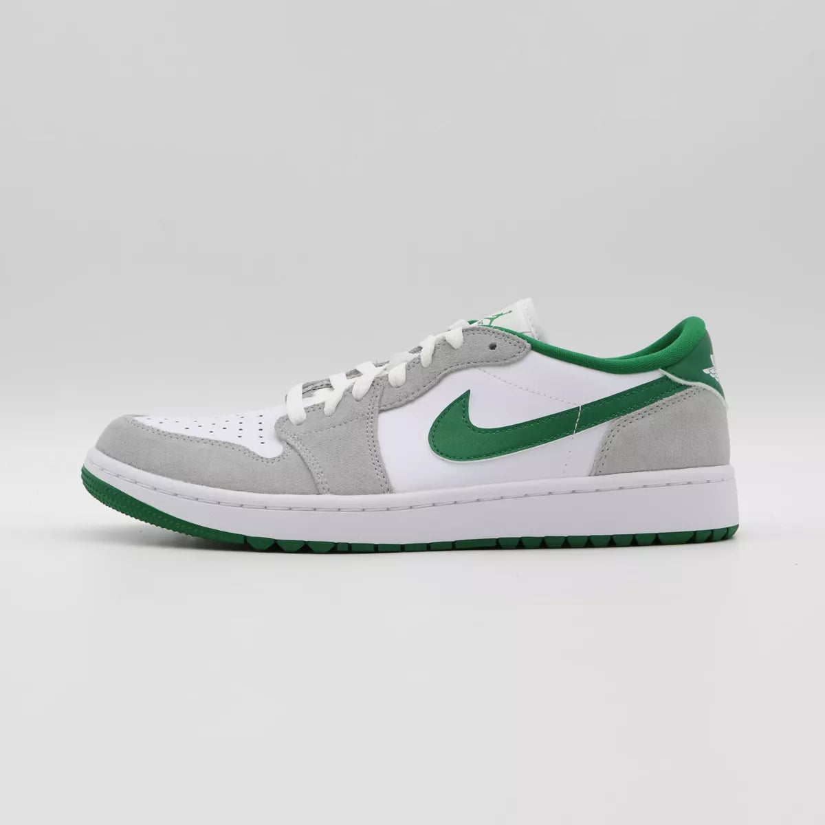 Nike Air Jordan 1 Low Golf Pine Green Light Smoke Grey White (Men's)