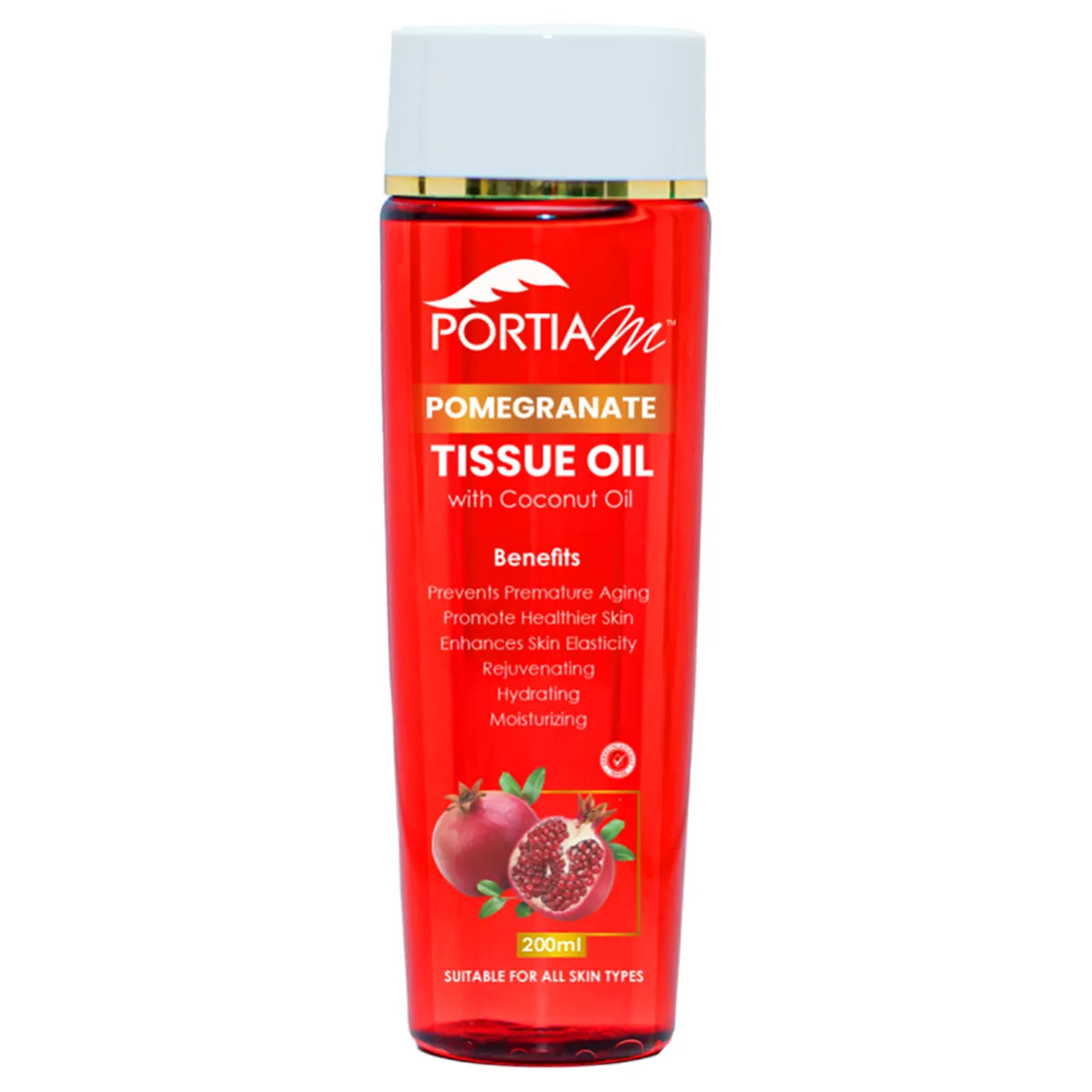 Portia M Pomegranate Tissue Oil 200ml