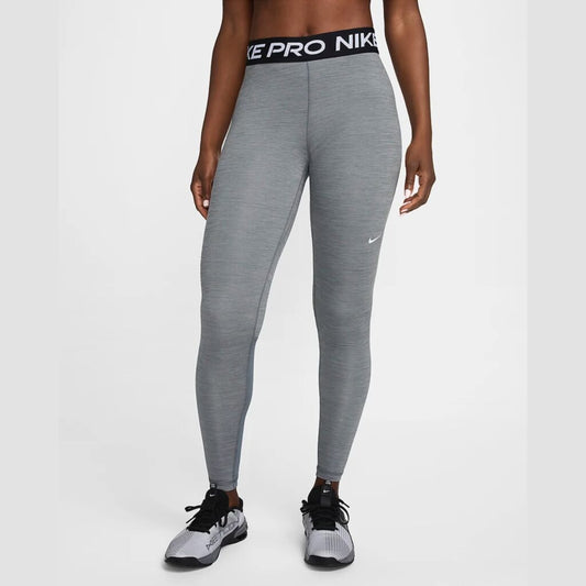 Nike Pro Mid-Rise Mesh-Paneled Tights – Ladies