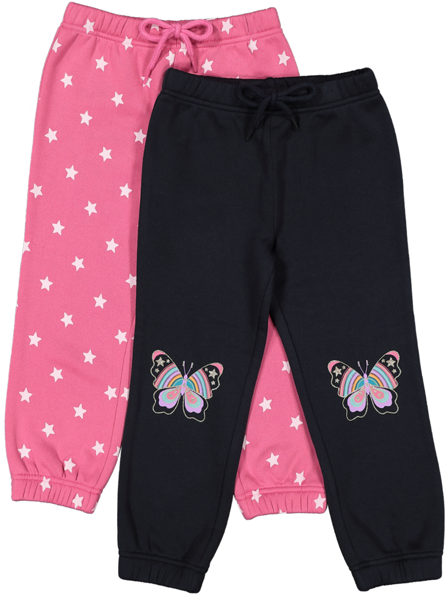 Kids 2 Pack Track Pants