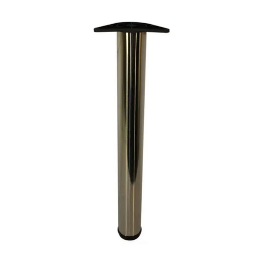 Office Leg, H710mm x 80mm, Brushed Satin Nickel