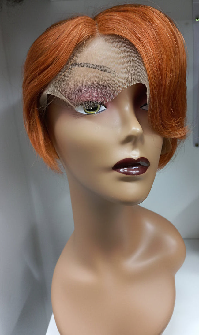 Orange bob wig ..B/F