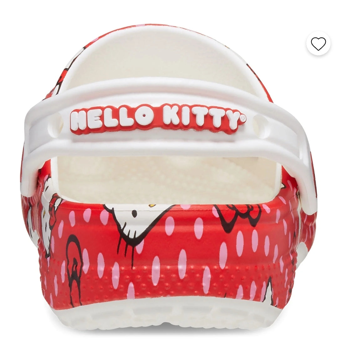 HELLO KITTY RED CLASSIC CLOG KIDS (AGE 5+)