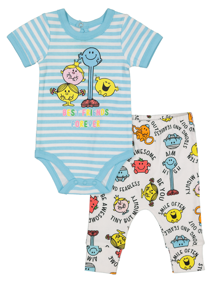 Mr Men & Little Miss Set baby's wear