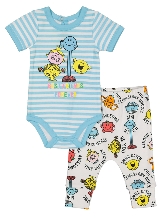 Mr Men & Little Miss Set baby's wear